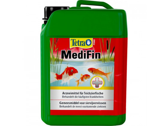 Лікарський засіб Tetra Pond MediFin інфекції та хвороби ставкових риб, 3 л на 60000 л