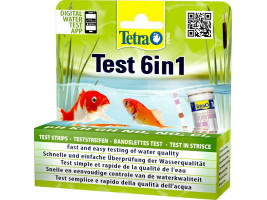 Набір індикаторних тестів Tetra Pond Test 6in1 для ставкової води, 25 шт