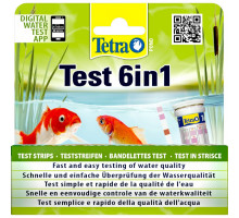 Набір індикаторних тестів Tetra Pond Test 6in1 для ставкової води, 25 шт