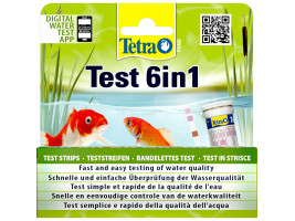 Набор индикаторных тестов Tetra Pond Test 6in1 для прудовой воды, 25 шт