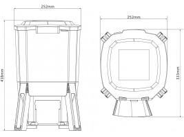 Годівниця автоматична ставкова Sunsun CFF 206