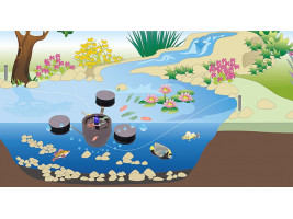 Плавающий скиммер для пруда Sunsun CSP 250