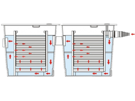 Фильтр проточный прудовый Sunsun CBF 350 B