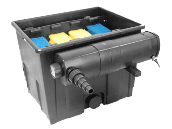 Фильтр проточный прудовый с УФ стерилизатором Sunsun CBF 350-UV