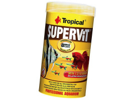 Сухий корм для акваріумних риб Tropical в пластівцях Supervit 250 мл (для всіх рибок)