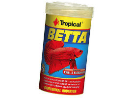 Сухой корм для аквариумных рыб Tropical в хлопьях Betta 100 мл (для петушков)