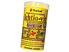 Сухой корм для аквариумных рыб Tropical в хлопьях Ichtio-Vit 500 мл (для всех рыбок)