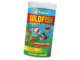 Сухий корм для акваріумних риб Tropical в гранулах Goldfish Color Pellet 250 мл (для золотих рибок)