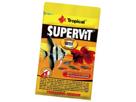 Сухой корм для аквариумных рыб Tropical в хлопьях Supervit 12 г (для всех рыбок)