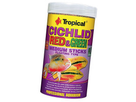Сухой корм для аквариумных рыб Tropical в палочках Cichlid Red & Green Medium Sticks 250 мл (для всех цихлид)