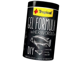 Корм для аквариумных рыб ручного приготовления Tropical Gel Formula Herbivore 3 x 35 г (для травоядных рыб)