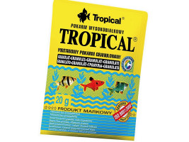 Сухий корм для акваріумних риб Tropical в гранулах Tropical Granulat 20 г (для всіх рибок)