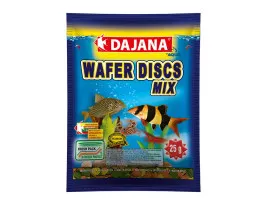 Корм Dajana WAFER DISCS mix чипсы для цветных донных рыб 80мл/25гр