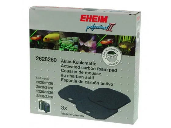 Фильтрующие прокладки с активированным углем для Eheim professionel/II и Eheim eXperience 350