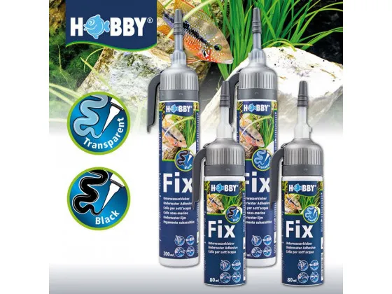Клей, герметик аквариумный прозрачный Hobby Fix Underwater Adhesive transparent 75мл Клей, герметик аквариумный прозрачный Hobby Fix Underwater Adhesive transparent 75мл