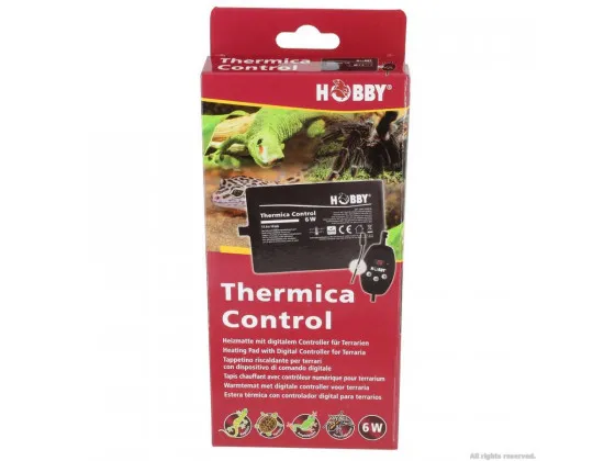 Нагрівальний мат водонепроникний з контролером Hobby Thermica Control 6 Ват IP67 17,8x10см Нагрівальний мат водонепроникний з контролером Hobby Thermica Control 6 Ват IP67 17,8x10см