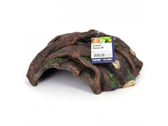 Декорация пещера лиана Hobby Liana Cave L 39,8x24x11,5см Декорация пещера лиана Hobby Liana Cave L 39,8x24x11,5см