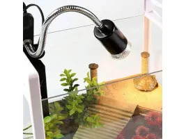 Светильник длинный с зажимной ручкой и регулятором Terrario ReptiSun long