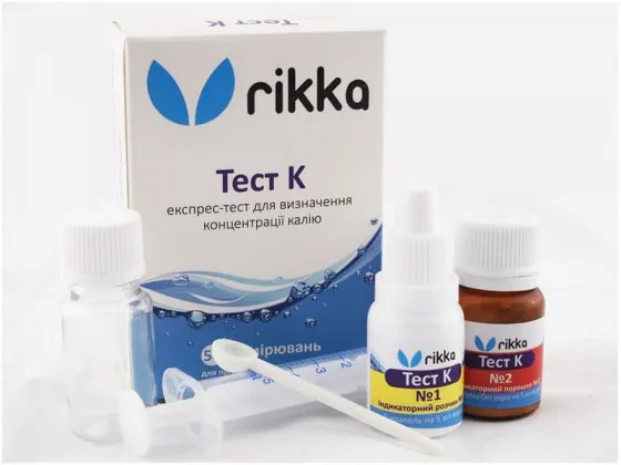 Тест Rikka К калий 50 измерений