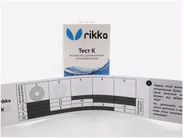 Тест Rikka К калий 50 измерений