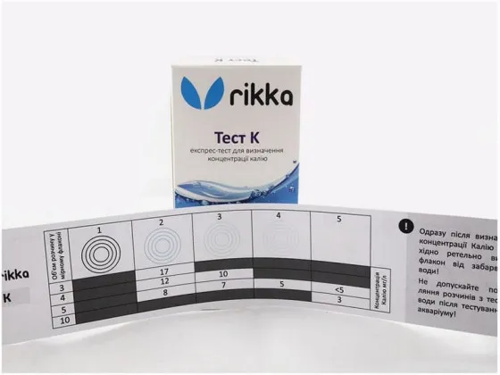 Тест Rikka К калий 50 измерений