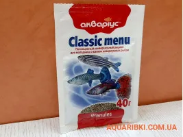 Корм Classic Menu - Granules 40 м Акваріус