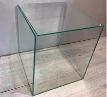 Акваріум КУБ високий 32л 30x30x35см з покровним склом 4мм (Україна)