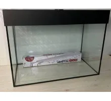 Комплект Акваріум Прямий 72л 60*30*40 см скло 5мм + Кришка + Світло Kruger S-Line 18W  (Україна)