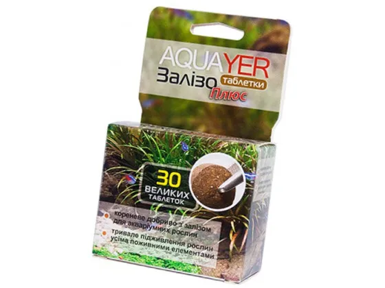 Таблетки Залізо плюс, 30 шт (AQUAYER) Таблетки Залізо плюс, 30 шт (AQUAYER)