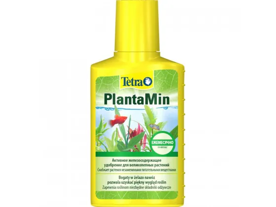 Удобрение Tetra PlantaMin для зеленых аквариумных растений с железом, 100 мл на 400 л Удобрение Tetra PlantaMin для зеленых аквариумных растений с железом, 100 мл на 400 л